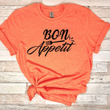 Bon Appetit Shirt, Picnic Shirt, Restaurants Shirt, Cooking Shirt, Barbecue Shirt, BBQ Grill Shirt, Kitchen, Foodie Shirt, Culinary Shirt