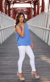 White Flying Monkey Skinny Jeans