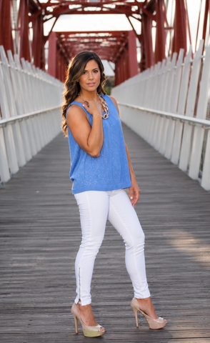 White Flying Monkey Skinny Jeans