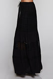 Crochet Lace Maxi Skirt