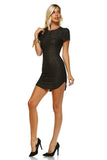 Black Short Sleeve Dress