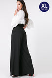 Black High Waisted Wide Leg Trousers