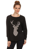 Tweed Deer Sweatshirt