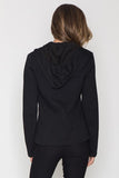 Mock Layered Blazer Hoodie Jacket