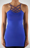 Crossed Front Spaghetti Strap Camisole