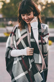 Plaid Poncho