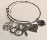 Bangle Bracelets with Charms