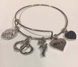 Bangle Bracelets with Charms