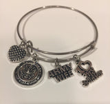 Bangle Bracelets with Charms