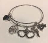 Bangle Bracelets with Charms