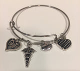 Bangle Bracelets with Charms