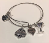 Bangle Bracelets with Charms