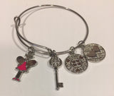 Bangle Bracelets with Charms