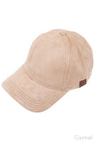 CC Suede Baseball Hat