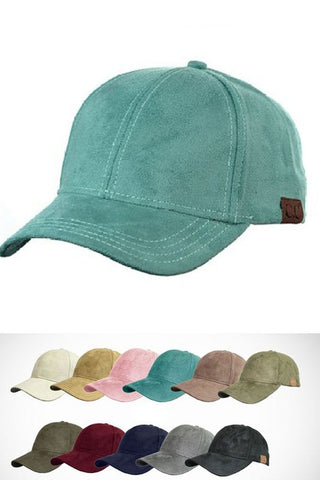 CC Suede Baseball Hat