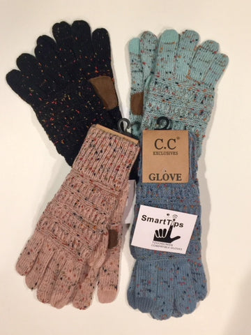 CC Brand Smart Tip Confetti Gloves