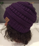 CC Brand Knitted Beanie Hat