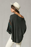 Thermal Aztec Sleeve Top