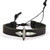 Leather cross bracelet