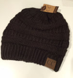 CC Brand Knitted Beanie Hat