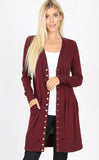 Long Snap Cardigan