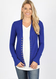 Snap Button Sweater Cardigan