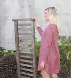 Long Line Marled Dress