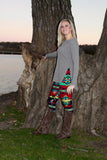Abstract Ethnic Aztec Print Leggings