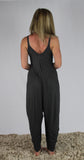 Gray Harem Jumpsuit