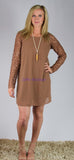 Lace Sleeve Midi Dress