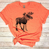 Moose Shirt, Wilderness T-Shirt, Moose Lovers, Nature Tee, Moose Lover Gifts, Gifts for Her,