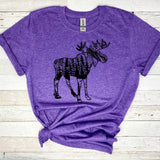 Moose Shirt, Wilderness T-Shirt, Moose Lovers, Nature Tee, Moose Lover Gifts, Gifts for Her,