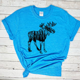 Moose Shirt, Wilderness T-Shirt, Moose Lovers, Nature Tee, Moose Lover Gifts, Gifts for Her,