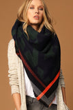 Green Houndstooth Scarf