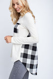 Buffalo Plaid Top