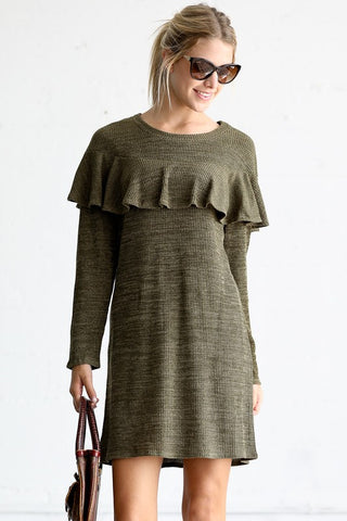 Ruffle Detail Dress