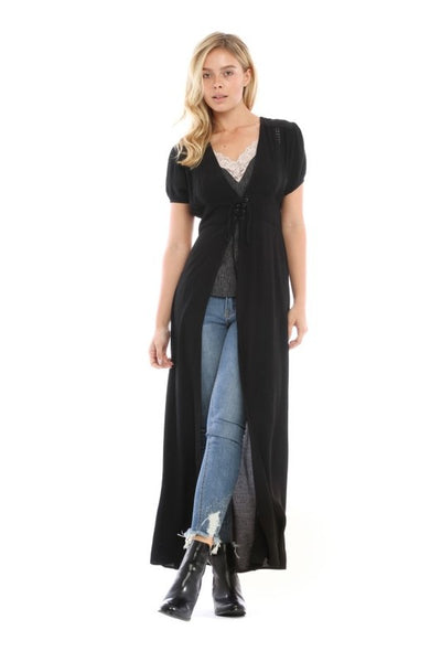 Open Front Maxi Duster