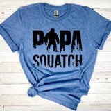 Papa Squatch Shirt, Bigfoot Dad T-Shirt, Bigfoot Shirt, Sasquatch Shirt, Hiking Shirt, Camping shirt, Sasquatch, Gift for Dad, Husband