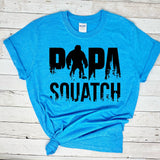 Papa Squatch Shirt, Bigfoot Dad T-Shirt, Bigfoot Shirt, Sasquatch Shirt, Hiking Shirt, Camping shirt, Sasquatch, Gift for Dad, Husband