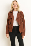 Short Drapey Trench Coat