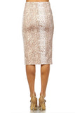 Snakeskin Pencil Skirt
