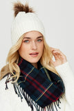 Classic British Plaid Tartan Infinity Scarf
