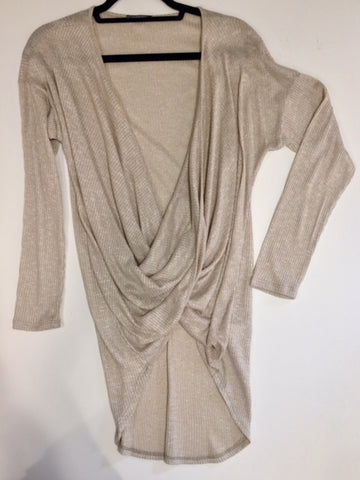 Twist Front Ribbed Top
