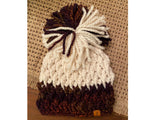 Chunky Crochet Pom Pom Hats