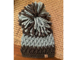 Chunky Crochet Pom Pom Hats