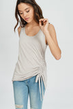 Drawstring Tie Tank Top