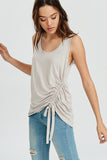 Drawstring Tie Tank Top