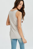 Drawstring Tie Tank Top