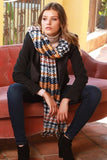 Houndstooth Woven Scarf