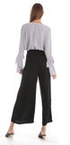 Wide Leg Trouser Crop Pants